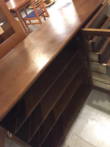 JF01787 日進木工 食器棚  飛騨家具
