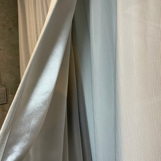 遮光カーテン＆レース＆レールお譲りします。の画像