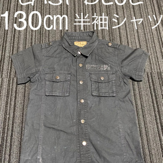 【EAST BLUE 130 ㎝ 半袖 ボタン シャツ 綿 10...