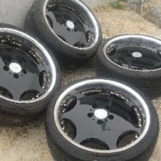 売り切れました。ameシャレン１８インチ バリ山深リム8j9jセ...