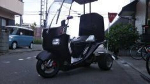 ジャイロキャノピー カスタム 側車登録