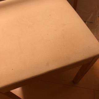 無印良品パイン材ダイニングセット【中古】の画像