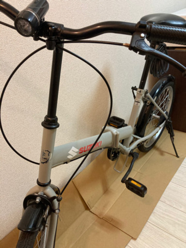 綺麗です！折り畳み自転車鍵付き