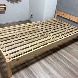 【無印良品】パイン材シングルベッド　その2※1台