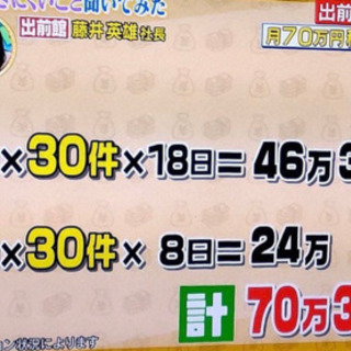 【出前館の宅配業務】自転車〜軽貨物　愛知県全域及び全国の画像