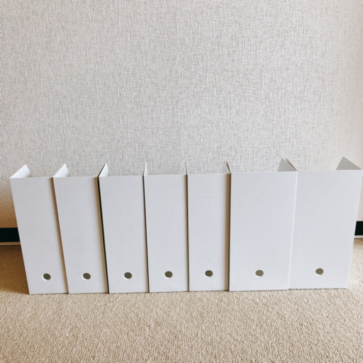 決まりました。無印良品　ポリプロピレンスタンドファイルボックス  7個セット