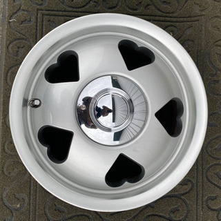 オープンハート　アルミホイール14inc PCD100 4穴5j