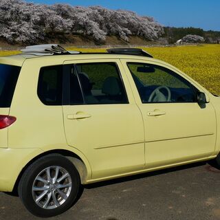 デミオ　コージー　キャンバストップ　4AT　イエローの画像