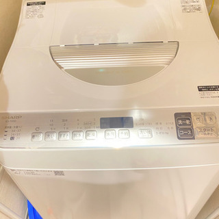 美品！！傷なし！保証書つきSHARP♡洗濯機♡5.5kg♡乾燥機つきの画像