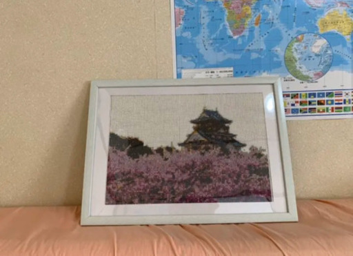 ダイヤモンドアート大阪城