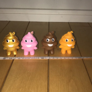 [値下げしました] うんちくんキーホルダー4個セット