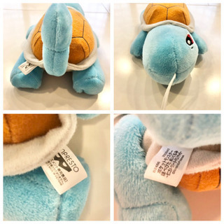 【ネット決済・配送】ゼニガメ　ミズガメ　ぬいぐるみ　ポケモン　ポケットモンスター　バンプレ　バンダイプレスト　ゲーセン　景品　レア　非売品　アミューズメント専用景品 Zenigame doll Pokémon pocket monster Bandai Banpuresto amusement Game Center prize item rareの画像
