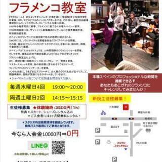 【板橋区練馬区】土曜日開催！フラメンコ教室　