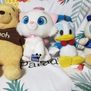ディズニーぬいぐるみ　4個　未使用　タグ付き