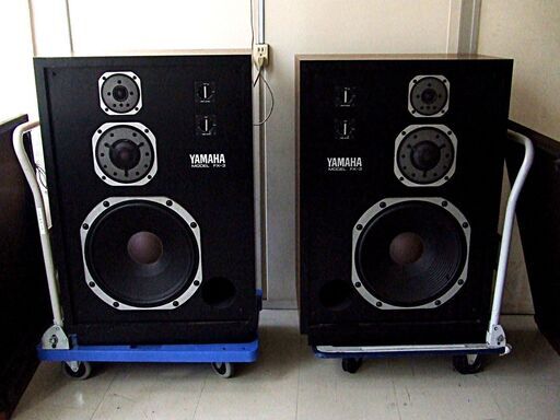 ☆値下げ☆◎希少◎★YAMAHA/ヤマハ★スピーカー システムFX-3　ペア　茶色木目　動作未確認