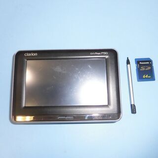 JM11147)※訳あり品※Clarion Drivtrax P50 ワイド4.3型TFTタッチパネルモニター QX-3020A-A 幅：約13.2cm 高さ：約9.5cm 奥行：約2.2cm 中古品【取りに来られる方限定】の画像