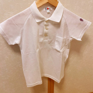 制服様白いポロTシャツ