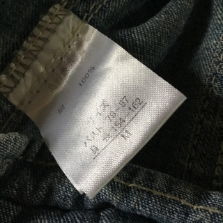 デニムベストの画像