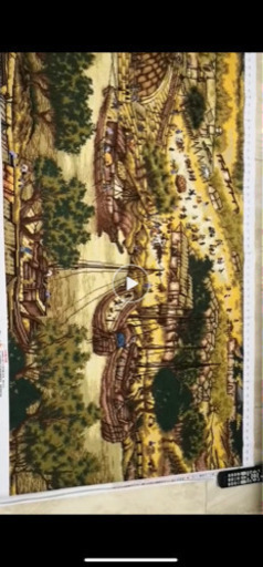 クロスステッチ-清明上河図（一部）完成品