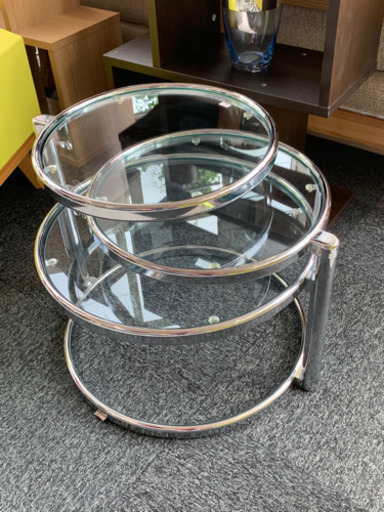 【エコスタイル太田】ガラスサイドテーブル