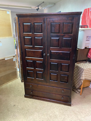 北海道民芸家具　洋服箪笥