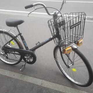 自転車 婦人車(ママチャリ) 中古 24インチ ダブルライト シルバー レア物