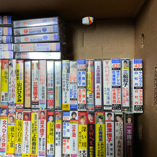 演歌、カラオケ、カセットテープ、70本の画像