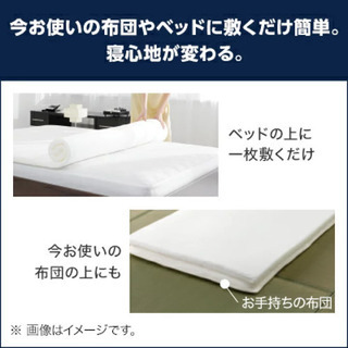 《美品》公式 トゥルースリーパー  プレミアムケア ダブル 低反発 の画像