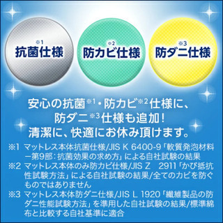 《美品》公式 トゥルースリーパー  プレミアムケア ダブル 低反発 の画像