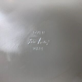 FIRE KING 1700ライン 23㎝ ディナープレート アイボリー 1950~1960年頃 ① リサイクルショップ札幌　買取本舗　西野店の画像
