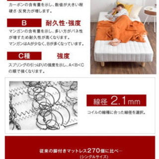 シングルベッドの画像