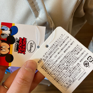 【タグ付き未使用】リュック　ドナルド　デイジーの画像