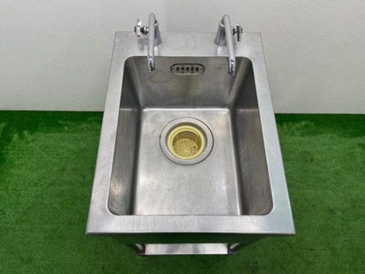 業務用　ステンレス　１層シンク流し台 　蛇口付き　店舗　飲食店　Ｗ４５０ｘＤ６００ｘＨ８００ｍｍ