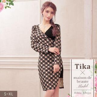新品 Tika キャバドレス レトロ Mサイズ