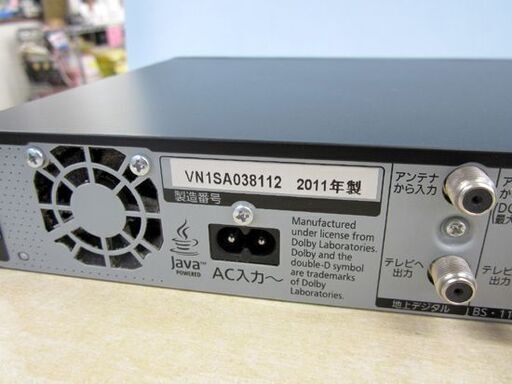 ☆ パナソニック ブルーレイレコーダー 500G 2011年製 チューナー×2 DMR-BWT510 BDレコーダー Wチューナー デ