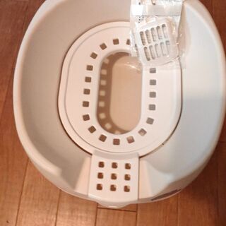 【あげます】猫 おまる リッチェル コロル 節約簡単ネコトイレ