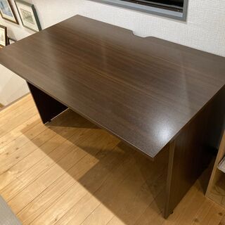 【商談中 | 値下げしました。】木製シンプルデスク机(1200×...