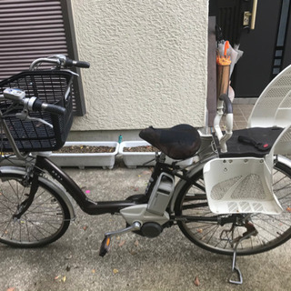 【交渉中】子供が座れる座席付き　電動付き自転車　