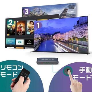 新品　未使用　そのほかも色々激安にて、出品してます！！HDMI 切替器 分配器 3入力1出力 PS4 PRO PS3 XBOX モニター ディスプレイ 対応の画像