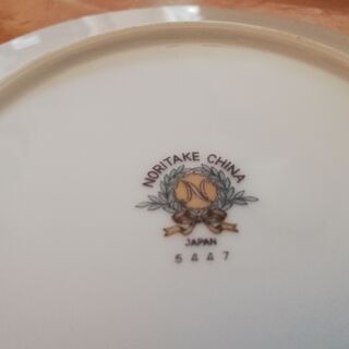 ノリタケ　パン・バタープレート　６枚セット　パターンコード：５４４７の画像