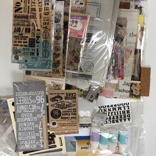 ハンドメイド用品　デコパーツ、デコパージュ　まとめ売り