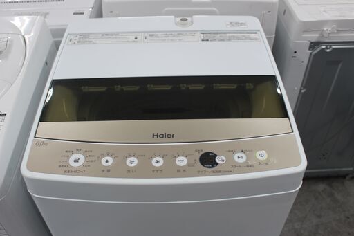 美品！Haier ハイアール 洗濯機(JW-C60C) 20年製 6㎏ ★特別価格★大田区、品川区 配送・設置無料★店頭取引歓迎！