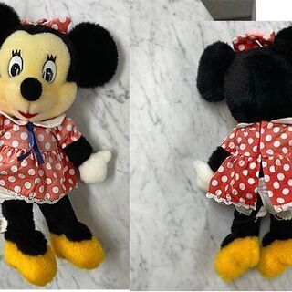 当時物 ディズニー ミッキーマウス ミニーマウス ぬいぐるみセット サンアンドスター TOMY Disney レトロ ヴィンテージ☆ PayPay(ペイペイ)決済可能 ☆ 札幌市 白石区 東札幌 アウトレットモノハウス白石店の画像