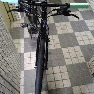 2020年モデル】GIOS(ジオス) MISTRAL DISC HYDRAULIC(ミストラル ディスク ハイドローリック) ALEX WHEEL BLACK(ブラック)クロスバイク　美品の画像