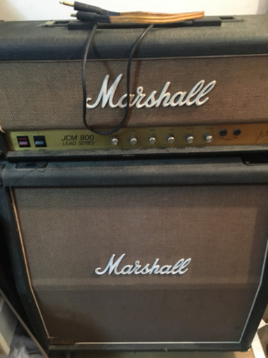 【値下げ】Marshall JCM800 2203+キャビネット1960A set 【ジャンク扱い】おまけ付き