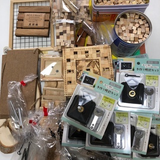 ハンドメイド　木材加工　時計制作キット　まとめ売り