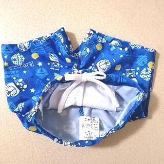 新品 ドラえもん 水着 男の子 90cm スイミングパンツ 青色 総柄の画像