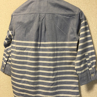 【値下げ！】140七分袖シャツ・WOVEN LABOの画像