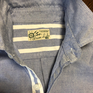【値下げ！】140七分袖シャツ・WOVEN LABOの画像