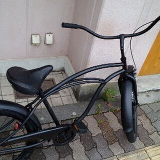 Rain Bow[レインボー]26吋 ビーチクルーザー シングル/ブラック